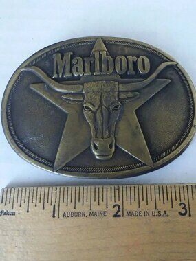 Vintage 1987 Marlboro Belt Buckle